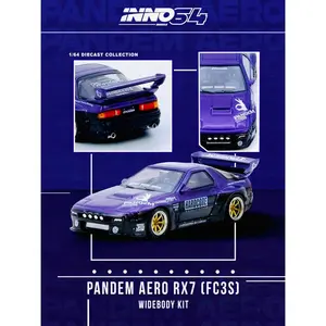 Inno64 Factory Sealed Mazda RX7 (FC3S) "Pandem Rocket Bunny" Purple