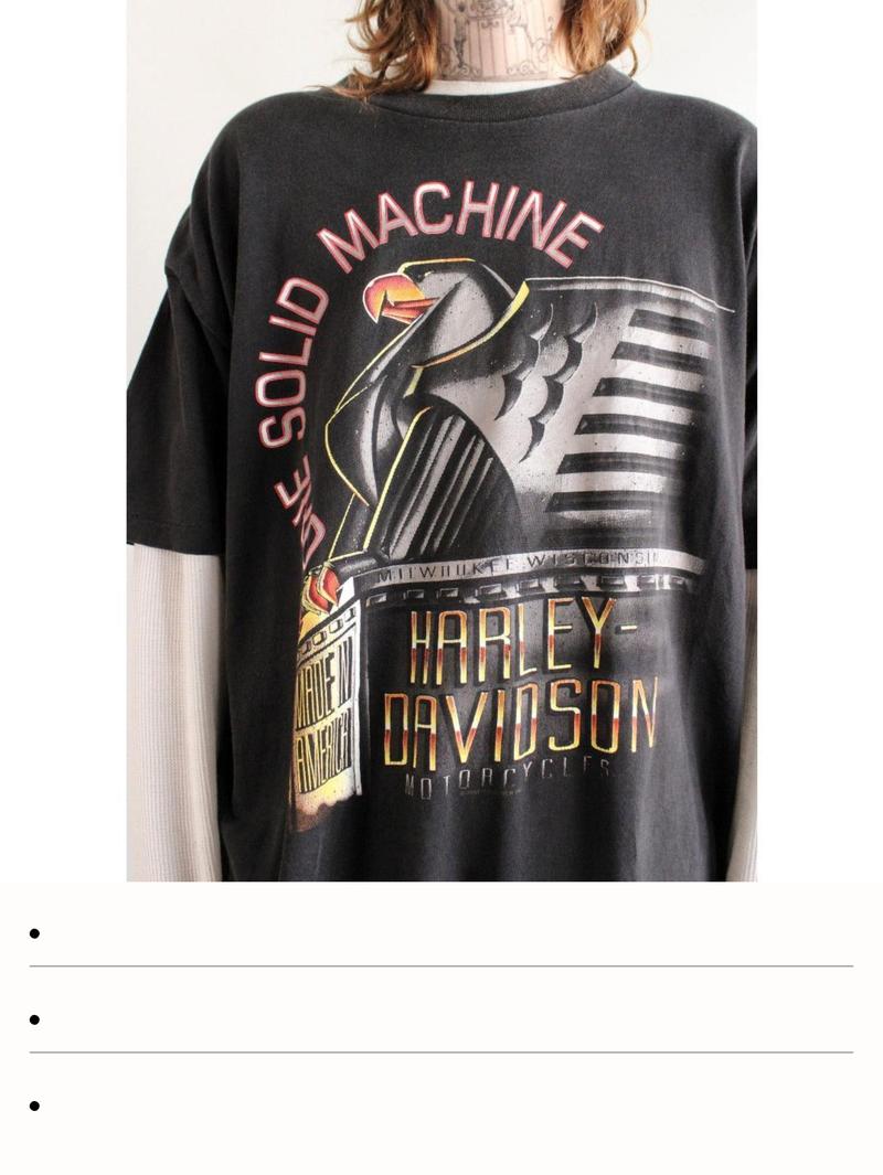 Vintage Harley Tee T0390