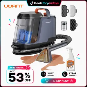 UWANT Portable Carpet Cleaner Machine ZY, Deep Cleaning & Water Extraction Upholstery Cleaner for Home & Car, Lightweight Handheld Vacuum;summervibes