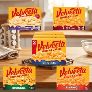 Shell Pasta & Cheese Meals Variety, Creamy Cheese Sauce, Multiple Flavors, 9.4–12 Oz Boxes
