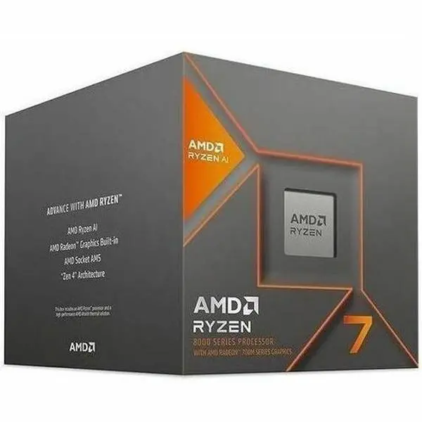 AMD Ryzen 7 8700G w/ Radeon 780M Graphics 16 MB L3 Cache 8 MB L2 Cache 64-bit Processing 5.10 GHz Overclocking Speed 4 nm Socket AM5 AMD Radeon 780M Dodeca-core 12 Core Yes Graphics 65 W 16 Threads 100100001236SBX