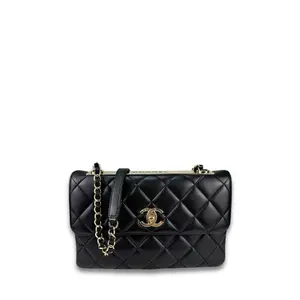 Pre-owned CHANEL Leather Shoulder Bags Trendy CC Flap Bag