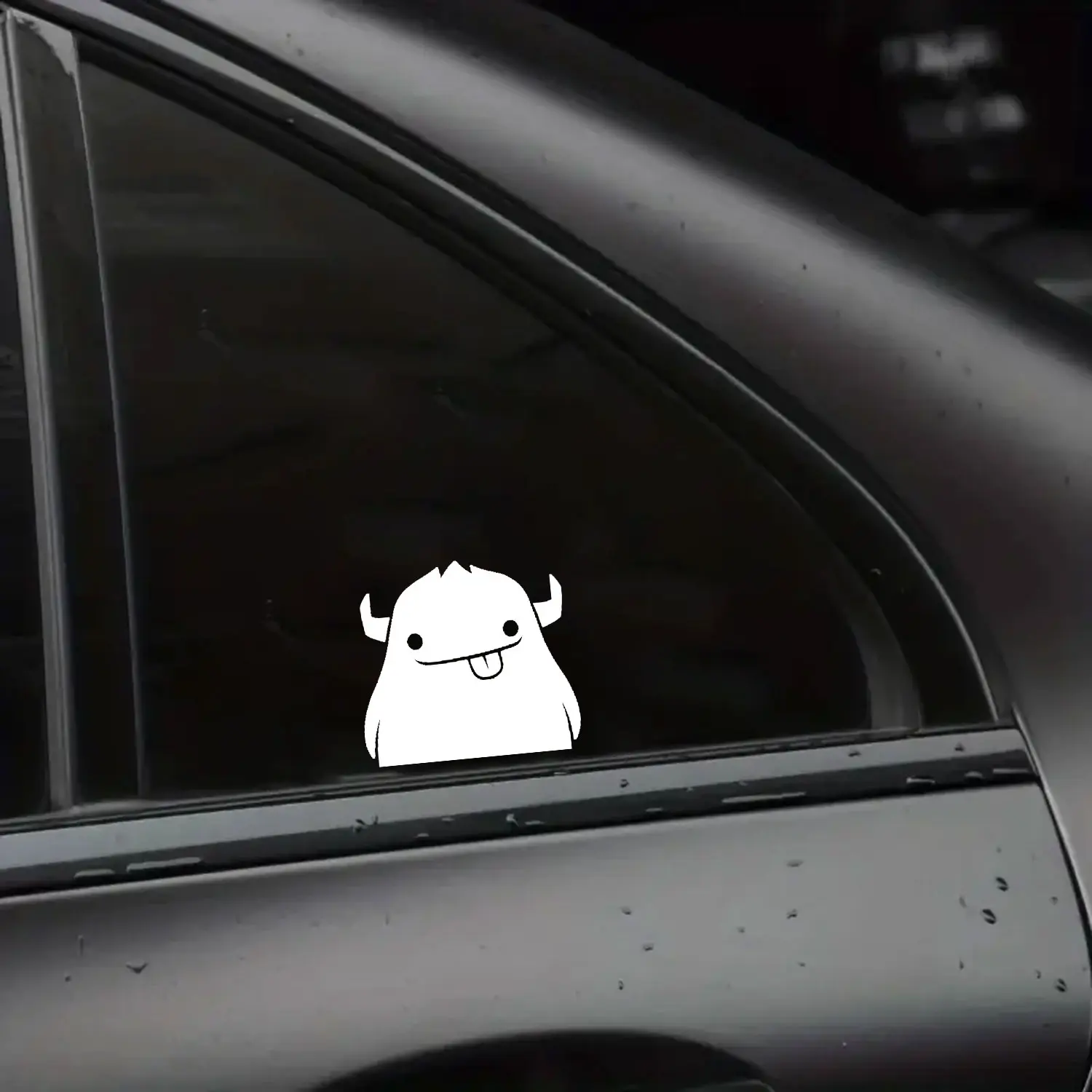 Giant Creature Vinyl Sticker, Giant Creature Decal, Dark Fantasy Beast Sticker, Laptop Water Bottle Car Vinyl Decal, Horror Aesthetic Accessories