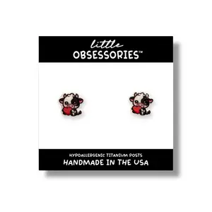 Highland Cow Stud Earrings