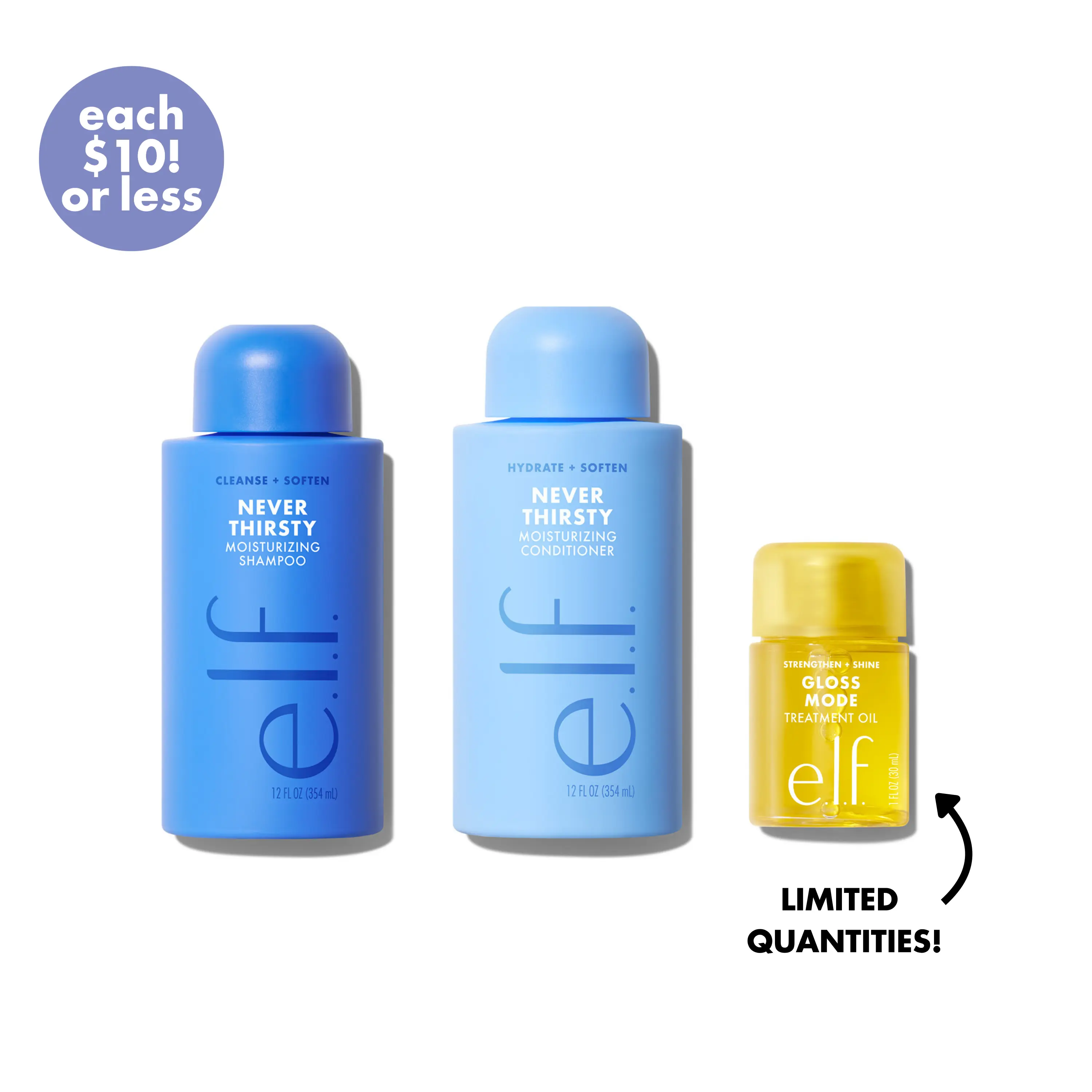 e.l.f. Gloss Mode Hair Bundles
