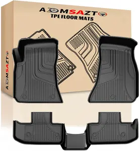 All-Weather Floor Mats for Dodge Challenger 2015-2023 RWD | Anti-Skid Rubber Liners | Challenger Accessories
