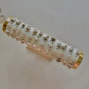 Adjustable Bohemian String Bracelet with Decorative Elements and String Design