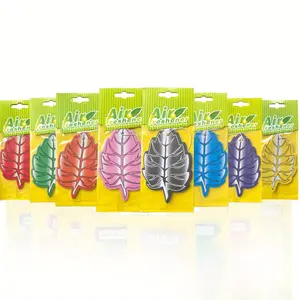 Eco-Friendly Car Air Fresheners with 8 Scents - Available in 4, 8, or 16-Piece Sets - Hanging Tree Design for Rearview Mirror Decor