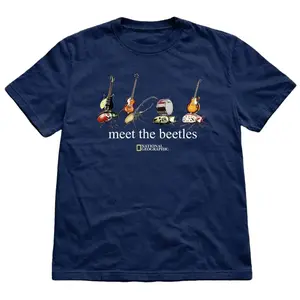 National Geographic Meet The Beetles graphic Baby Tee , National Geographic Meet The Beetles T-shirt , Y2k Tops, Woman Clothes Women's  Girl Baby Tee,Summer Outfit, Girl Baby Tee, Gift For Her, Outfits