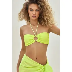 Beach Day Bandeau - Sunny Lime