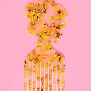 Dipped in Gold Hair Pick Dipped in Gold Hair Pick