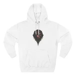 Dark Heart Galaxy hoodie | cosmic skull art, gothic celestial design