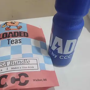 USA 12 pack Loaded Tea Bundle | Mixed Flavors | Hydration Caffeinated Flavored Beverage Mix Packets | One the go | FREE water bottle for the 1st 1000 people