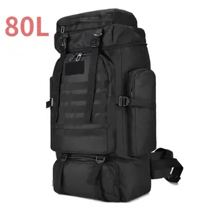 ‌Hunting Backpack 80L Waterproof Tactical Pack for Outdoor Camping Hiking Large Capacity Durable Travel Bag Men Women MultiPurpose‌