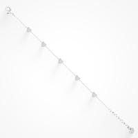 Silver Waterproof, Clear CZ