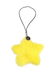 Wildflower Cases - Fluffy Star Charm | Yellow, Limited Edition | Cute Trendy Accessories Smartphone