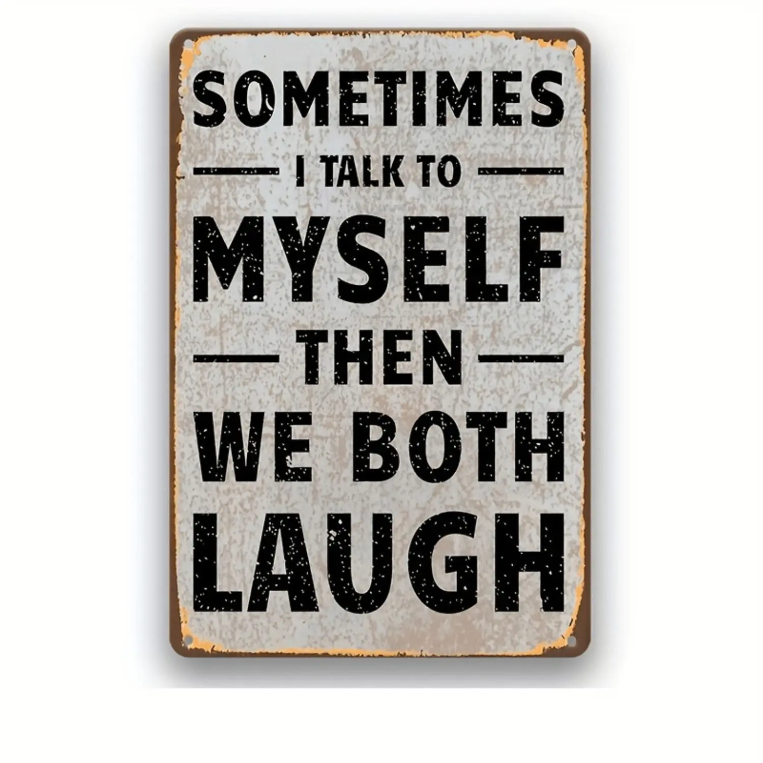 Vintage Humor Metal Tin Sign 12x8 Inch Decorative Wall Art Plaque For Home And Office Decor