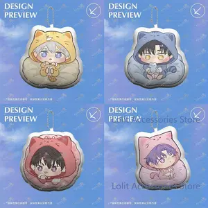 Anime Zayne Caleb Game Love and Deepspace Sylus Xavier Rafayel Plushies Idol 10CM Plush Doll Pendant Backpack Keychain Xmas Gift