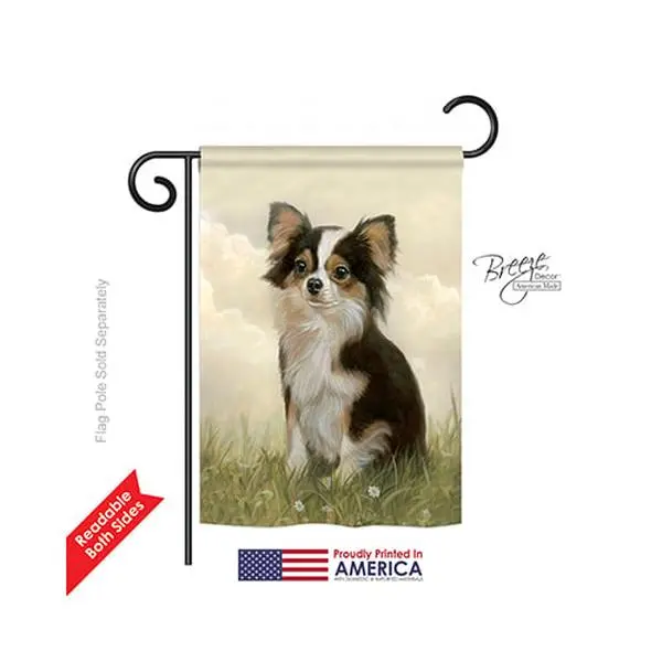 Breeze Decor 60094 Default Polyester Double-Sided Chihuahua Garden Flag - 18.5" H x 13" W x 0.2" L, 4 oz