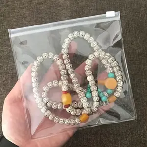 10pcs Clear PVC 6x6 Inch - Resealable Zipper Lock Bags for Jewelry Storage - Anti-Oxidation & Tarnish Free with Easy Closure