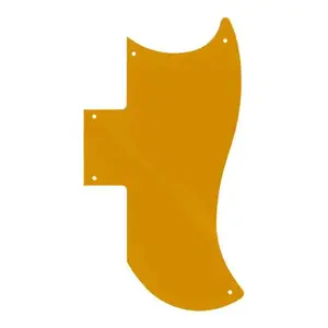 Gibson SG 61' Reissue Half Face Pickguard - 4-Ply Orange