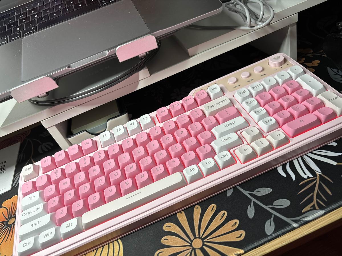 Item: Pink + white, 1 Count