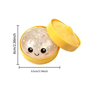 Giant Glitter Dumpling Squishy – Soft Elastic Squeeze TUbYNcywsP7WWSQGSb433BQSLRYpPG1j8a with Steamer Box for Hand Pressing and Desk Display