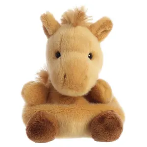 Palm Pals Adorable Gallop Pony 5 inch Brown Mini Soft Plush Collectable Stuffed Animal