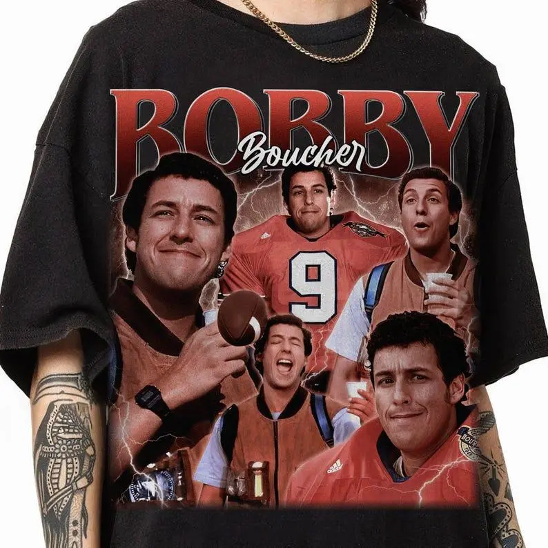 Vintage Bobby Boucher Homage Shirt, Adam Sandler Bootleg Shirt, The Waterboy Adam Sandler Retro 90s Movie Shirt Gift for Men and Women