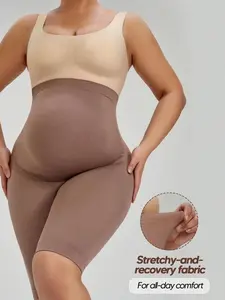 Maternity Comfort Shorts - Seamless High Waist Belly Support for Summer