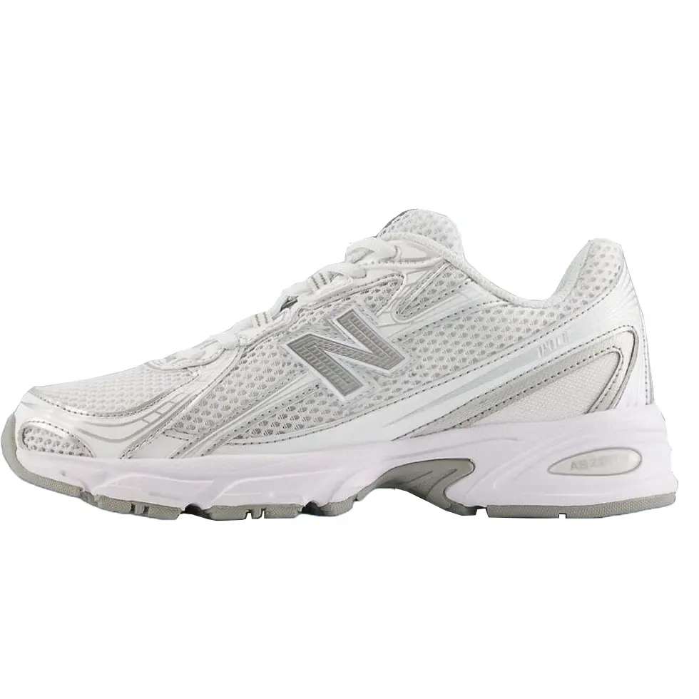 New Balance 740v2 'White Silver Reflection' Athletic Running Trainers - Mesh, Lightweight, Casual Running Sneakers, Cushioned Breathable Footwear, Breathable Running Sneakers