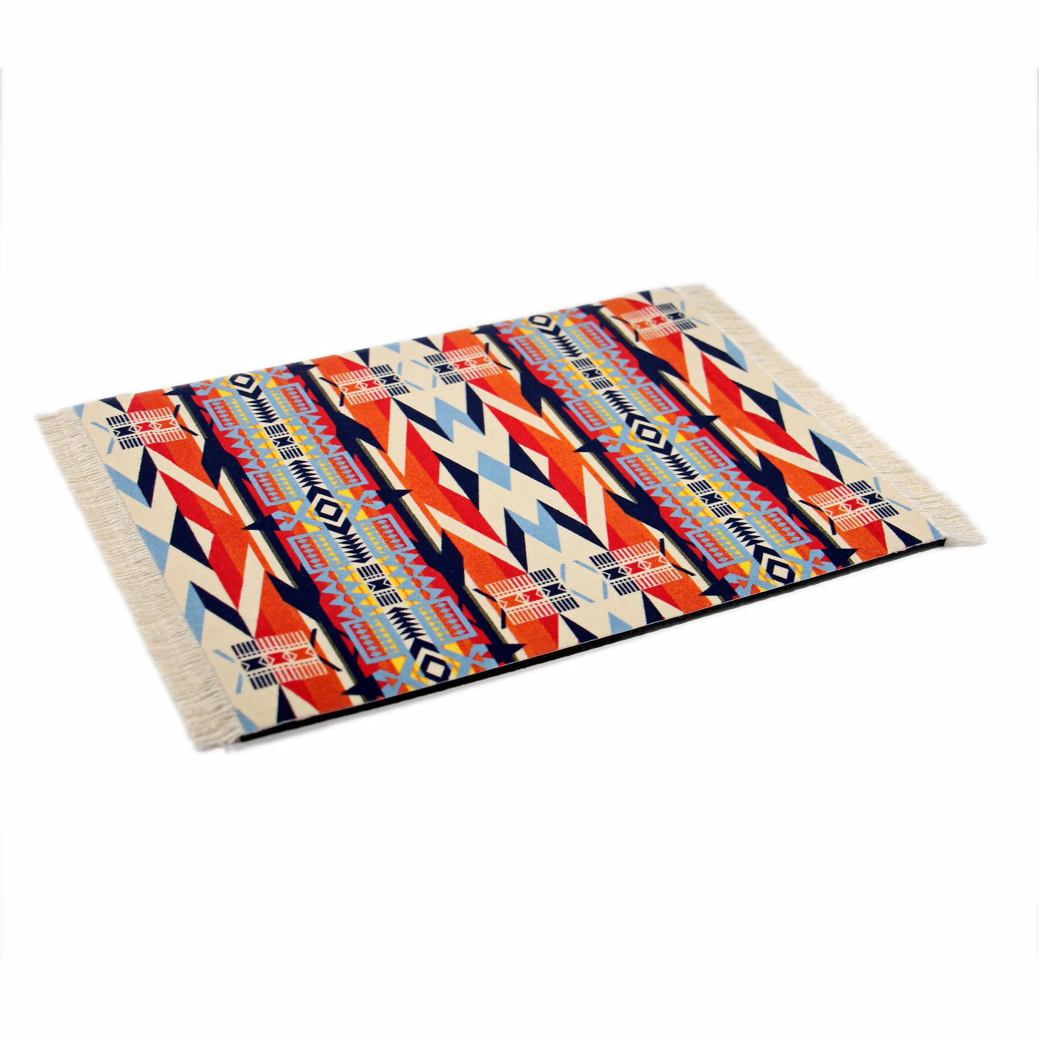 Pendleton Fire Legend Mouse Rug - Native American Southwestern Ethnic Motifs, Soft Texture, Western Decor for Home Office Carpets & Rugs Textiles Soft Furnishings, 7.125" x 10.25"