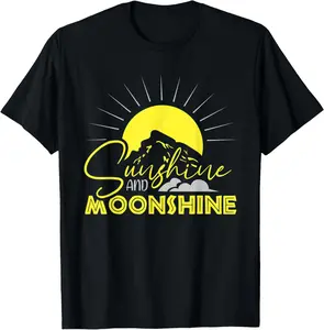 100%cotton Sunshine and Moonshine T-Shirt