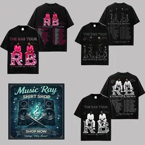 [COLLECTION] Raymond & Brown The R&B Tour 2026 Shirts Bundle, Premium Acid Washed Cotton T-Shirts, Raymond & Brown Fan Merch Collection, Vintage R&B Concert Tour Graphic Tees, Soul Music Lovers Gift, Oversized Streetwear Unisex Shirts