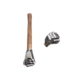 Funny Multifunctional Stainless Steel Punch Hammer, Creative Novelty Tool for Home & Garden, Durable Metal Construction