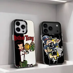 Rich Cartoon Character Monopoly Man Phone Case For iPhone 17,16,15,14,13,12,11,Pro,Max,Plus,Air