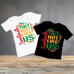 Juneteenth 1865 Family Matching T-Shirts – "They Not Like Us" Unisex Tees – Black Pride Apparel for Men, Women & Kids