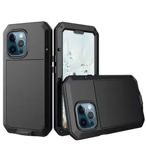 Outdoor sports three proof phone case suitable for iPhone 15 Pro anti fall iPhone 16 Promax dustproof iPhone 14 plus waterproof iPhone 13/ 12/ 11 durable protective case, preferred for mountaineering/ cycling/ travel phone case