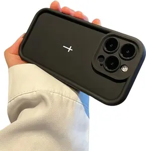 Cross Pattern Case for iPhone 17 16 15 14 Pro Max 13 12 11 Air Plus,Shockproof Drop Protection,Liquid Silicone Feel Matte TPU Cover