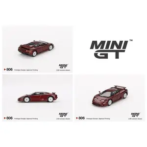 MiniGT 1:64 Bugatti EB110 GT Dark Red Metallic - #806