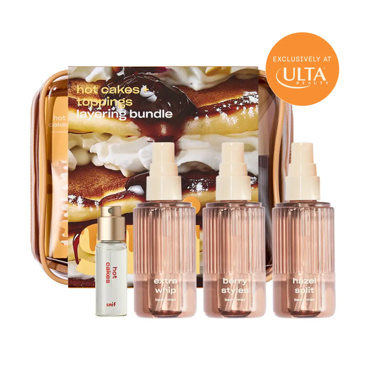 HOT CAKES + TOPPINGS BUNDLE - PANCAKE FRAGRANCE AND BODY MIST LAYERING SET TTS HOT CAKES + TOPPINGS BUNDLE - PANCAKE FRAGRANCE AND BODY MIST LAYERING SET TTS