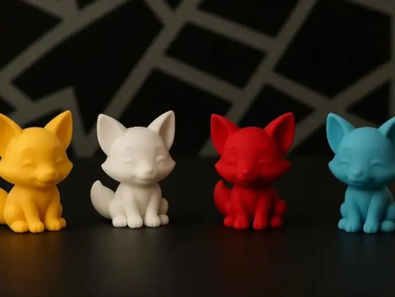 3D Printed Fox Stress Relief Item, Classic & Novelty Pick for Toys & Hobbies Enthusiasts