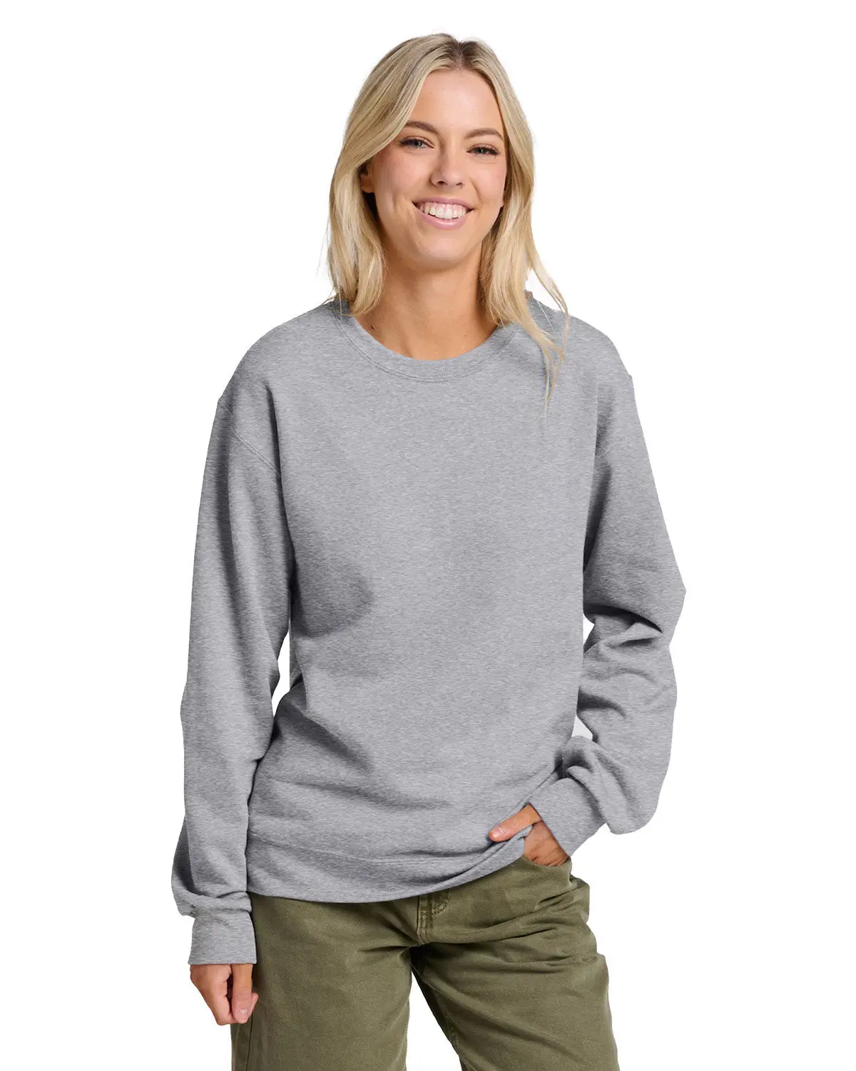 JERZEES IC48MR Ultimate CVC Crewneck Sweatshirt