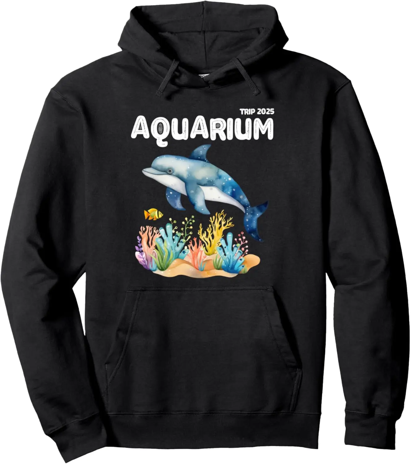 Aquarium Squad Sea Animal Lover Zoo Trip Dolphins club 2025 Pullover Hoodie