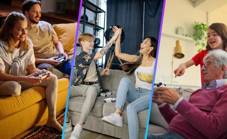 2026 Upgrade Retro Game Stick, 128 GB, with Massive Built-in Classic Video Games, Retro Gaming Console with Multiple Emulators, Plug & Play for TV Video Gaming Stick HDMI Output with Dual 2.4G Controllers Perfect Gift