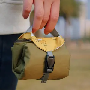 Outdoor portable pocket mini picnic mat folding pad waterproof and moisture-proof camp park beach size