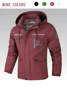 Men's Spring & Fall Jacket, Thin Windbreaker Coat, Hiking and Outdoor Casual Sports Jacket, Lightweight Outerwear for Men