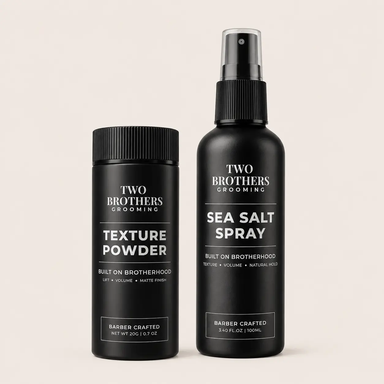 Men’s Texture Powder & Sea Salt Spray Bundle Haircare Matte