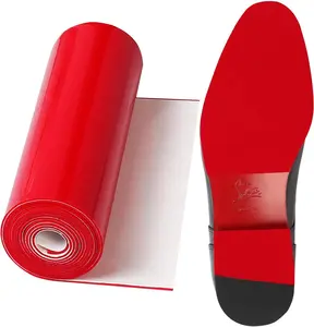 39 in Red Bottom Shoe Protector for Christian Louboutin Heels, Self-Adhesive Sole Guard for Women & Men, Anti-Slip Red Sole Protector Pads to Protect Louboutin Shoe Bottoms（5 * 39 in）