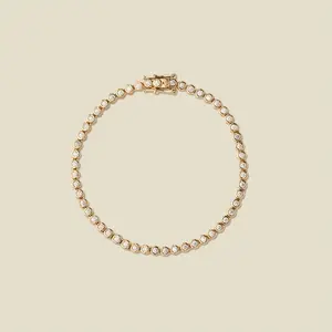 CZ Poppy Tennis Bracelet